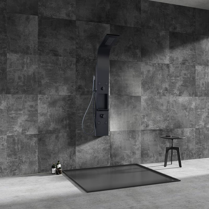 Baños-Columna-de-Ducha-Perla-Negro