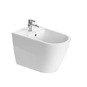 Bidé D-Neo Blanco con Rebalse y Perforación 370x650x400 mm