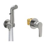 Baños-Ducha-Higienica-Luxor-con-Soporte-y-Flexible-Brushed-Nickel