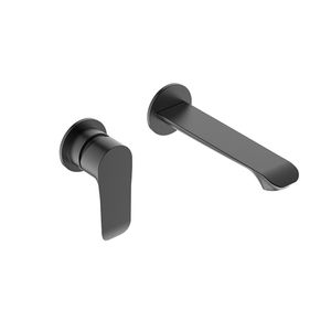 Griferia Lavamanos Urban-N Muro 16 Cm S/Desagüe Negro Mate