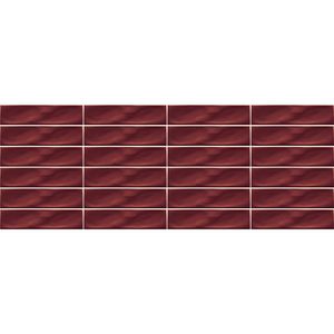 Cerámica Muro Ice Craft Magenta Brillante 6.8x28 cm