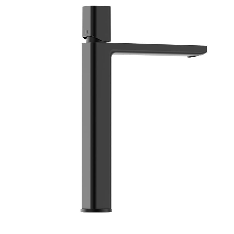 Baños-Griferia-Lavamanos-Argo-Alta-24-cm-S-Desague-Negro-Mate