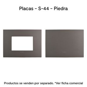 Enchufes e Interruptores S44 Piedra