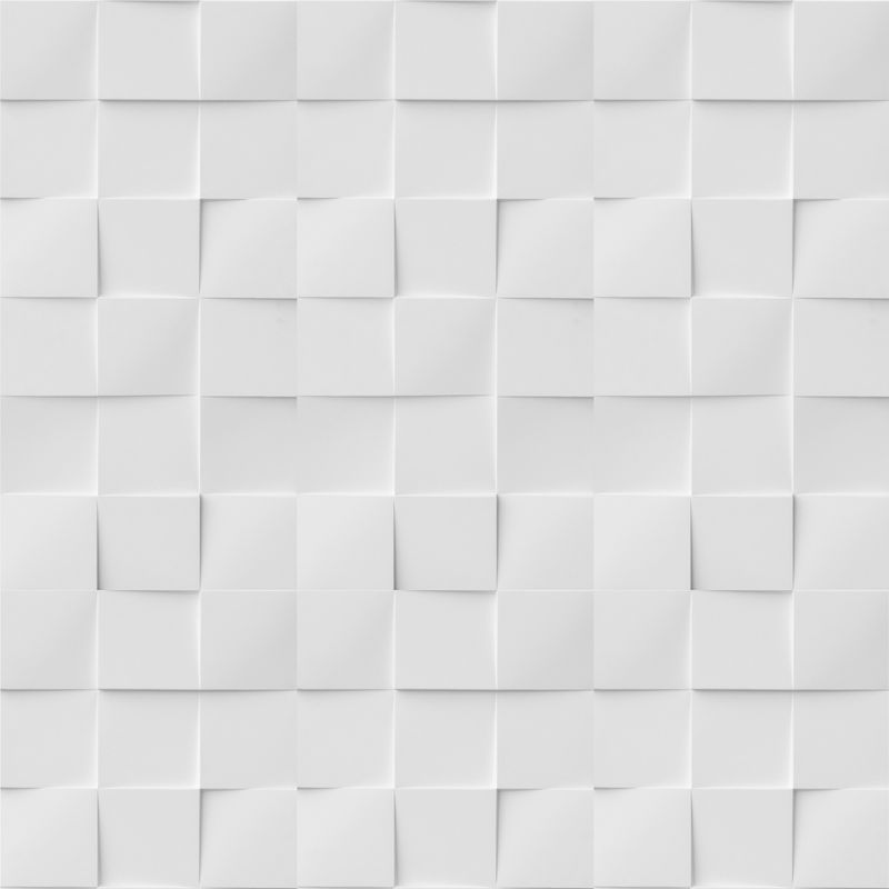 Pisos-y-Muros-Wall-Panel-3D-Moon-PU-Barcelona-Blanco-46x107-cm