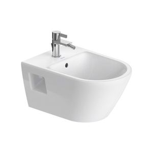 Bidé Supendido D-Neo Blanco con Rebalse y Perforación 370x540x400 mm