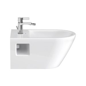 Bidé Supendido D-Neo Blanco con Rebalse y Perforación 370x540x400 mm