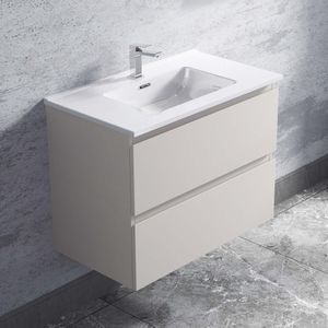 Mueble de Baño Albany 2 Cajones Vison 790x450x600 mm