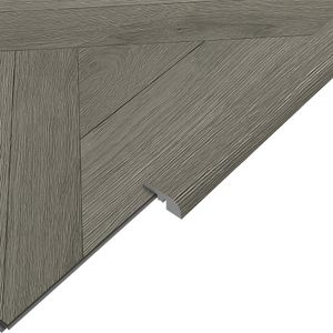 Cubrejunta de Compensación PVC Parquetry Grey de PVC 10.5x45x2400 mm