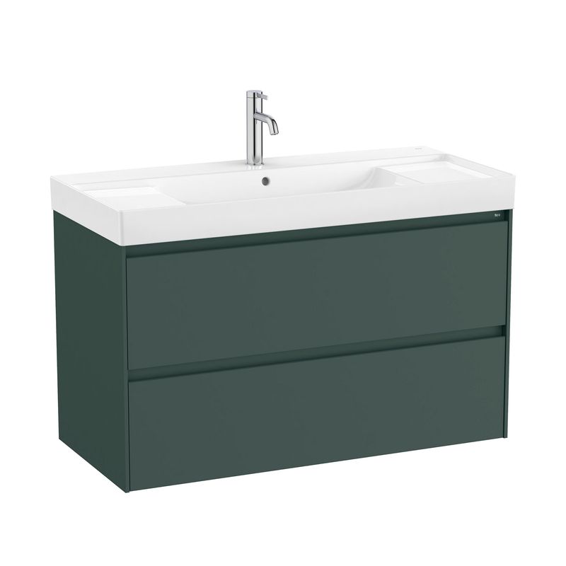 Baños-Mueble-con-Cubierta-2-cajones-Ona-Unik-Verde-Mate-1000x460x645mm