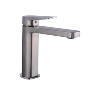 Grifería Lavamanos Luxor 11 cm Coldstart S/Desagüe Brushed Nickel