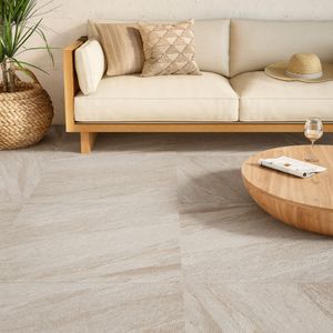 Porcelanato Montana Beige Rústico 80x80 cm