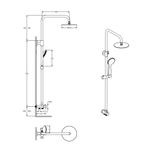 Baños-Columna-Ducha-New-Home-20-Cm-S-Griferia-Brushed