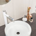 Baños-Lavamanos-Tripoli-Sobre-Cubierta-Redondo-Blanco-sin-Rebalse
