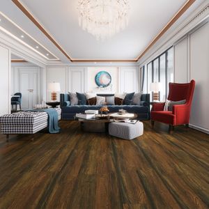 Piso Vinílico SPC Delhi Brown C/Bisel 180x1220 mm