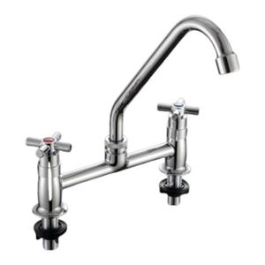 Grifería Cocina Universal Bimando 1 Jet Cromo