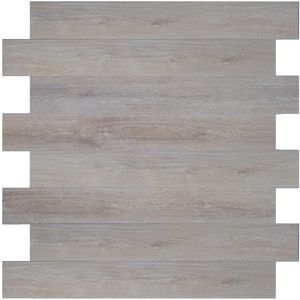 Piso Vinílico SPC Sakai White C/Bisel 180x1220x5 mm