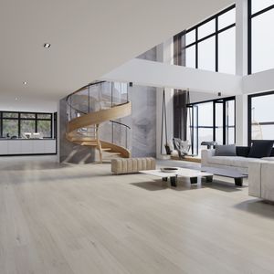 Piso Vinílico SPC Mandala White 180x1220 mm