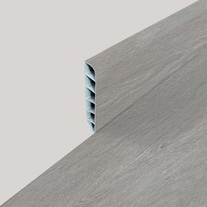 Guardapolvo PVC Glasgow Grey 15x90x2400 mm
