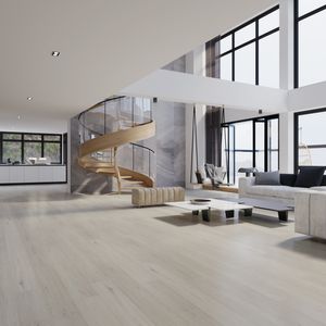 Piso Vinílico SPC Mandala White XL 228x1500 mm