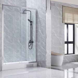 Mampara Ducha Receptáculo 1 Puerta Fija 1200x1980 mm