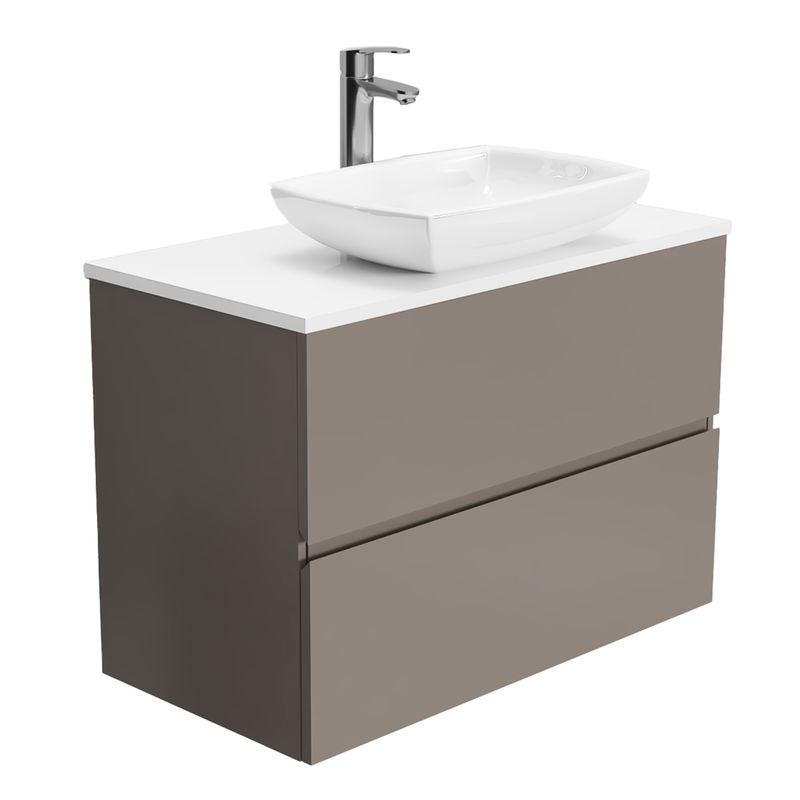 Baños-Mueble-de-Baño-Rain-2-Cajones-Thunder-Grey-Matt-900-mm