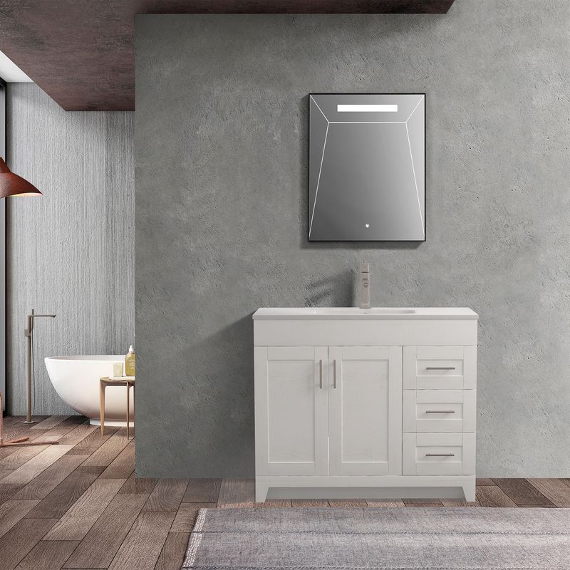 Baños-Mueble-de-Baño-Newport-con-Lavamanos-White-Oak-1000-mm
