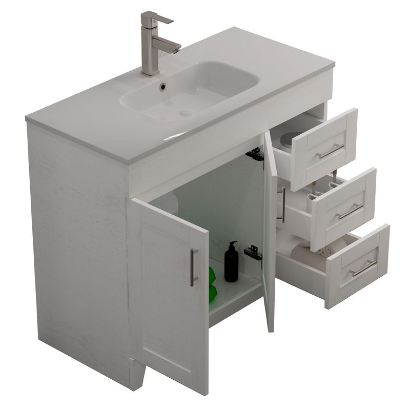 Baños-Mueble-de-Baño-Newport-con-Lavamanos-White-Oak-1000-mm