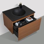 Baños-Mueble-de-Baño-Olso-Light-Oak-con-Lavamanos-Negro-Mate-750-mm