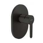 Baños-Mezclador-Ducha-Oslo-una-Via-Empotrado-con-Cuerpo-Interno-Negro-Mate