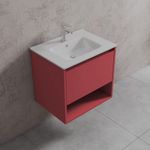 Baños-Mueble-de-Baño-Delfos-Color-un-Cajon-y-Repisa-con-Lavamanos-Terracota-600-mm
