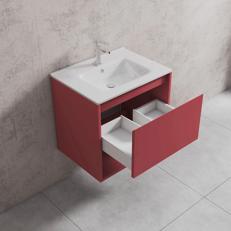 Baños-Mueble-de-Baño-Delfos-Color-un-Cajon-y-Repisa-con-Lavamanos-Terracota-600-mm