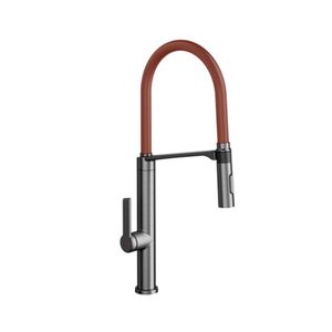 Griferia Cocina Mix 2 Jet 006957BV Brushed Graphite/Terracota