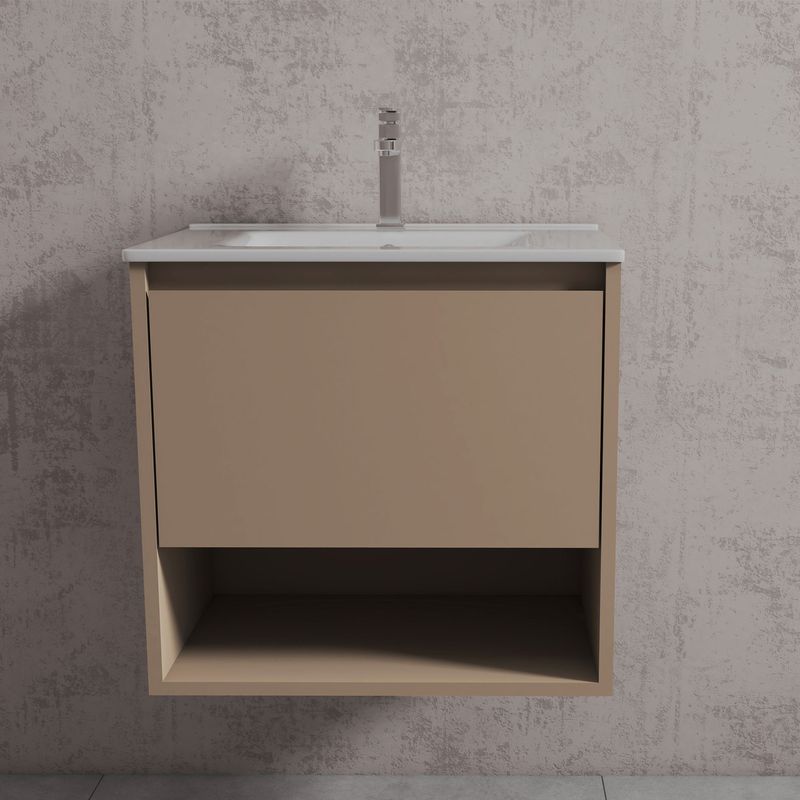 Baños-Mueble-de-Baño-Delfos-Color-un-Cajon-y-Repisa-con-Lavamanos-Sand-600-mm
