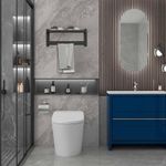 Baños-Mueble-De-Baño-Avant-90-Cm-2-Cajones-Deep-Blue-con-Lavamanos