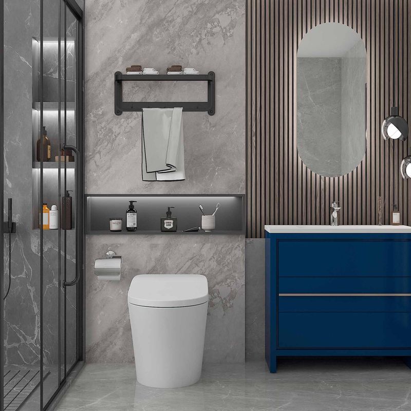 Baños-Mueble-De-Baño-Avant-90-Cm-2-Cajones-Deep-Blue-con-Lavamanos