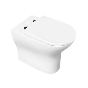 WC F/Kappa Entrada Posterior c/Asiento Aro Partido Blanco 380x620x380 mm