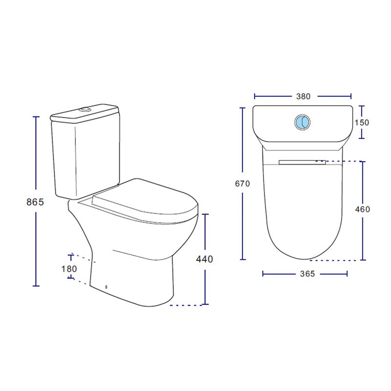 Baños-WC-Atenas-a-Piso-Ada-Rimless-Dual-Blanco-distancia-270-mm