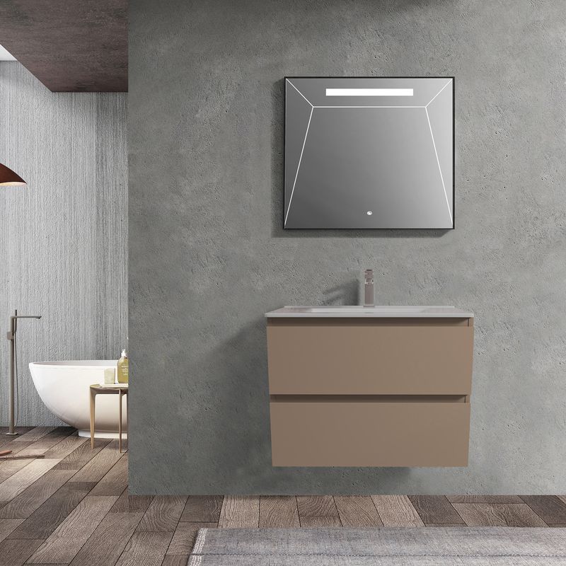 Baños-Mueble-de-Baño-Delfos-Color-dos-Cajones-con-Lavamanos-Sand-800-mm