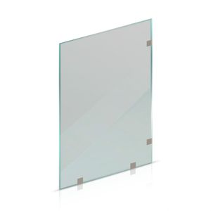 Mampara Fija Fosco Acero Inoxidable 1000x1900 mm
