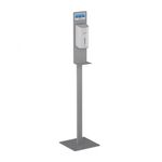 Baños-Stand-a-Piso-para-Dispensador-de-Desinfectante-Automatico-Gris-Claro