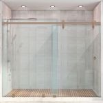 Baños-Mampara-Corredera-Incolora-brushed-bronze-1600x1900-mm