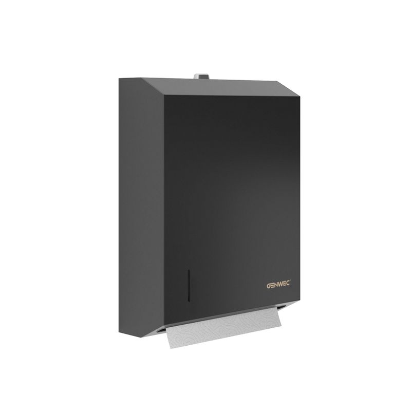 Baños-Dispensador-de-Toallas-de-Papel-Pompei-Negro-Mate