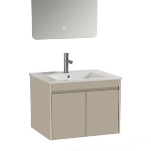Mueble de Baño Nepal 2 Puertas con Lavamanos Desarmado Beige700 mm