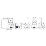 Baños-Griferia-de-Receptaculo-Abs-Feel-Cromo-155x185x70-mm