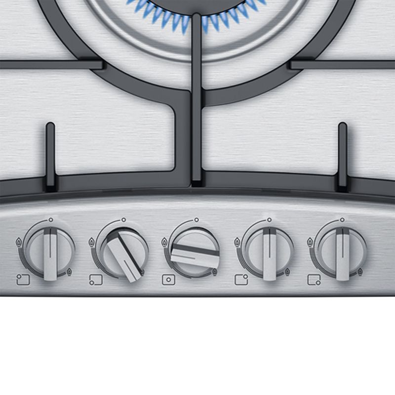 Cocina-Encimera-a-Gas-5-Quemadores-PGQ7G5B90-Inoxidable-70-cm