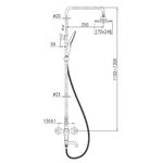 Baños-Columna-Tina-Keops-C-Ducha-Fono-Flexible-Soporte-Blanco-Cromo