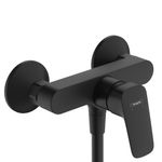 Baños-Mezclador-Monomando-Ducha-vista-Logis-Negro-Mate