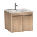 Baños-Mueble-de-Baño-Nepal-2-Puertas-con-Lavamanos-Desarmado-Light-Oak-600-mm