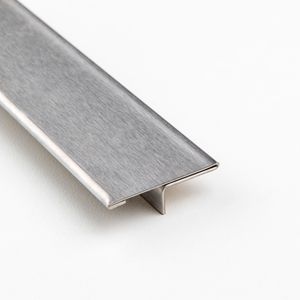 Perfil Union T Acero Inoxidable C425E Mate 25x2500 mm