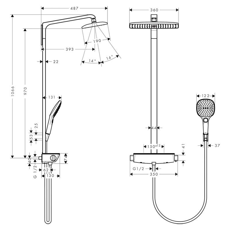 Baños-Columna-Ducha-Raindance-Select-36-cm-C-Termostato-27112000-Cromo